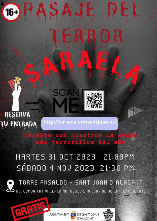 Pasaje del terror adolescentes sant joan halloween 2023 