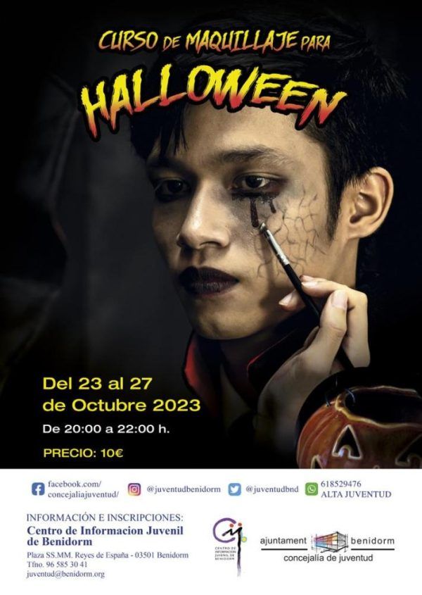 Taller de maquillaje de Halloween